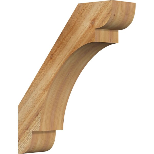 Ekena Millwork 6"W x 22"D x 26"H Olympic Rough Sawn Knee Brace, Western Red Cedar BRC06X22X26OLY00RWR - main